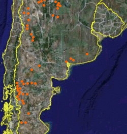 Elecciones en Argentina y un mapa del NO A LA MINA