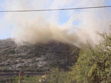 Explosiones de Minera San Xavier provocan pánico en habitantes sempetrenses