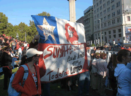 Un mes de campaña global contra Pascua Lama: habrá protesta con luto en Santiago