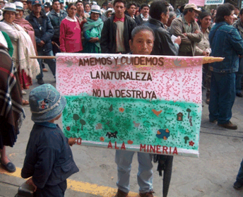 Coordinadora antiminera reclama que la constitución declare a “Ecuador Libre de Minería a Gran Escala”