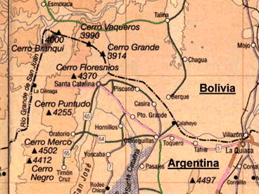Mapa de Jujuy