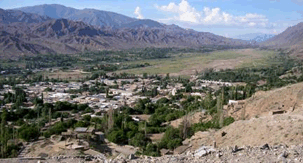Vista de Tilcara en la Quebrada de Humahuaca