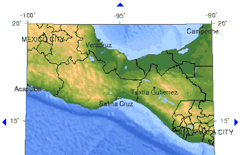 Mapa de ubicación de Tuxtla Gutiérrez