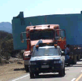 Llegaron a Salta los camiones de Minera La Alumbrera que vuelven a Chile por el bloqueo de vecinos