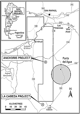 Publican edictos autorizando exploraciones uraníferas en San Rafael