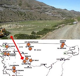 Aguas contaminadas por minera desembocarían en río Chubut