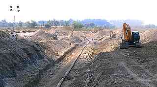 Reparación del mineraloducto en el Río Gastona (Tucumán)