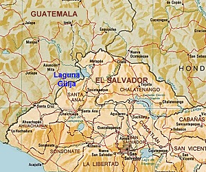 Área de localización del proyecto Cerro Blanco, lago Güija y río Lempa