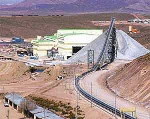 Vista de la explotación minera de San Cristobal