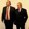 Gobernador Daniel Perealta (der.) e intendente Guillermo Bilardo (izq.)