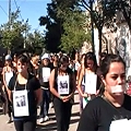 Marcha de mujeres a un año de la brutal represión