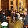 Despues de Barrick, Cristina Kirchner recibió a Luksic