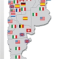 Sepa cómo es el mapa del territorio argentino en manos de extranjeros