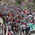 Protesta contra proyecto Conga deja 30 heridos