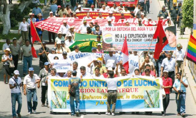 Marcha del Agua reunirá a pobladores de 5 regiones.