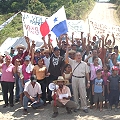 Campesinos/as protestan contra proyectos hidroeléctricos y mineros en Coclé