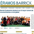 Renunció la cúpula de Barrick Gold para Sudamérica