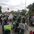 Bulliciosa marcha contra instalación de fábrica de explosivos mineros