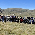 Comuneros insisten con boicot al proyecto minero Conga