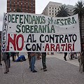 Uruguayos protestan contra el acuerdo por el proyecto minero de Aratirí