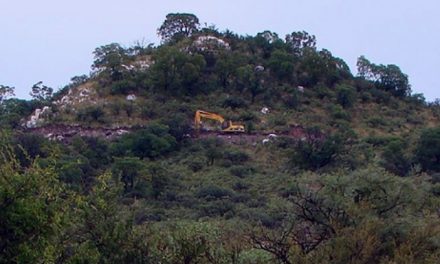 Desmonte ilegal para la explotación minera en el Quilpo