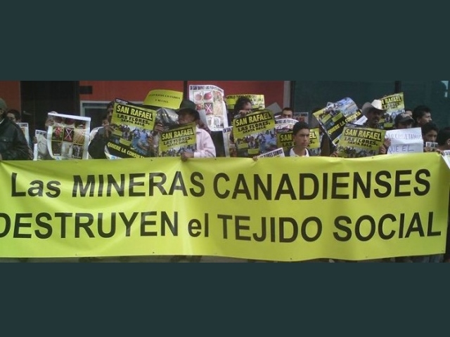 “Las empresas mineras canadienses actúan como nuevos colonizadores”