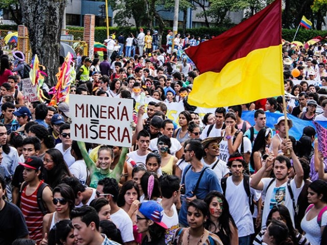 Grandes movilizaciones contra la megaminería en Tolima y Norte de Santander