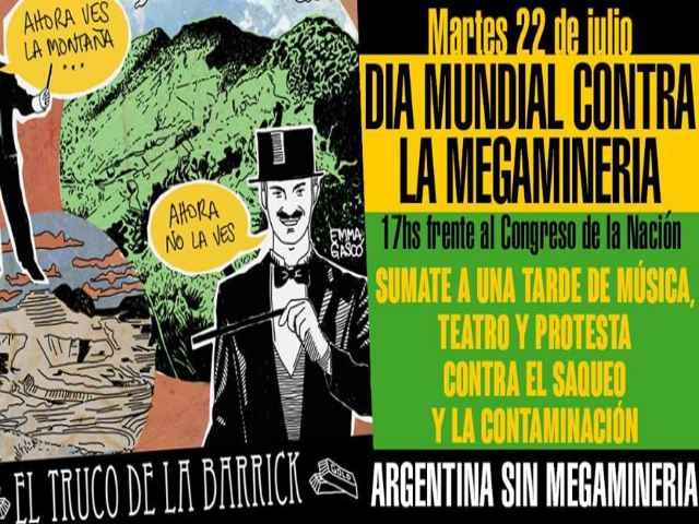 Argentina se suma al Día Mundial contra la Megaminería