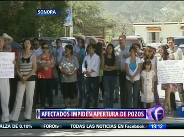 Afectados por derrame minero en Río Sonora desconfían de los pozos de abastecimiento de agua