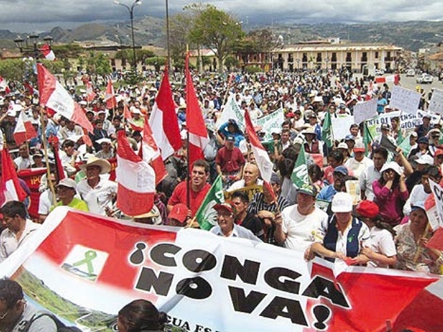 Triunfo electoral de líder antiminero en Cajamarca