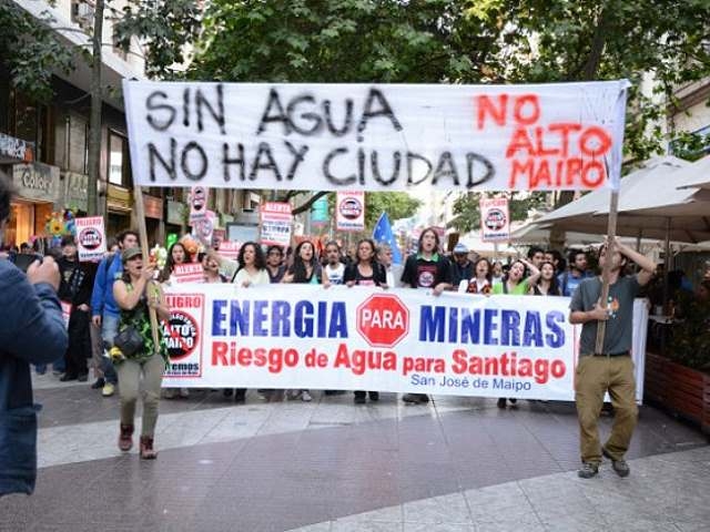 Las mineras privadas saquean: Alto Maipo producirá energía para una de ellas