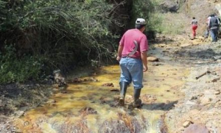 Comunidades de La Cañada, Taxco, contra minera que contamina sus ríos