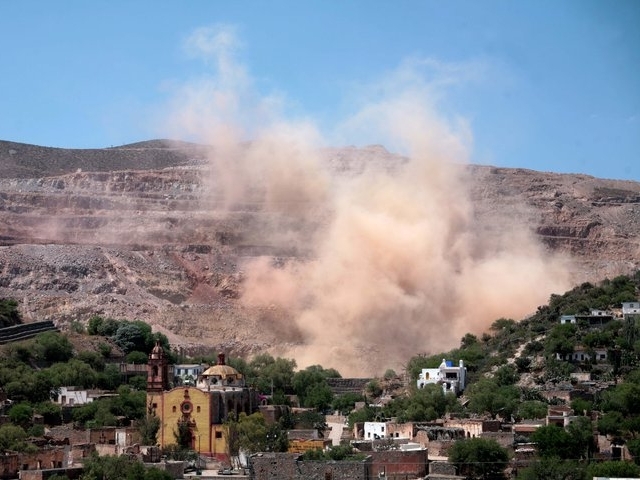 Minera San Xavier provocó una «lluvia de piedras» sobre el pueblo de Cerro de San Pedro