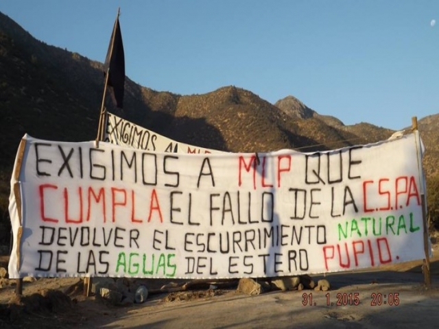 Continúan movilizaciones en Valle de Choapa contra Minera Los Pelambres
