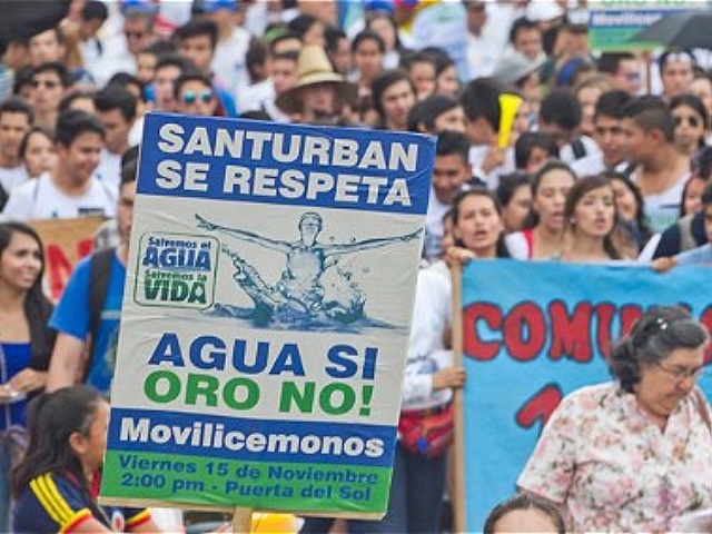 Programan marcha contra minería en Santurbán