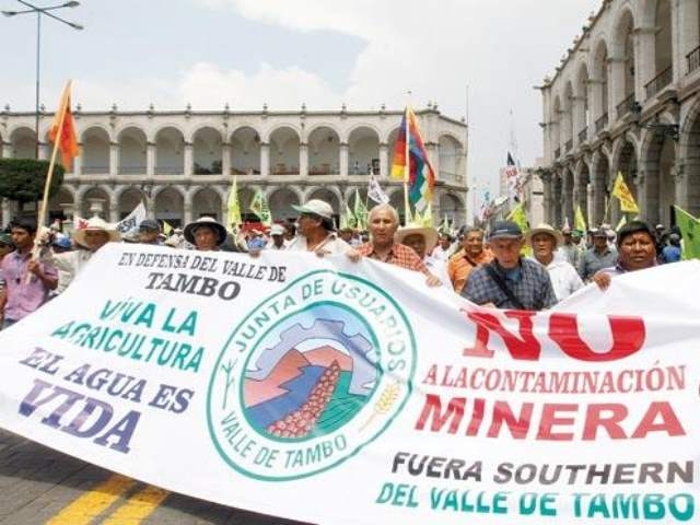 Huelga contra proyecto minero tiende a extenderse en Perú