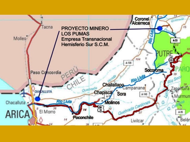 Comunidad del río Lluta felices por rechazo a mina Los Pumas