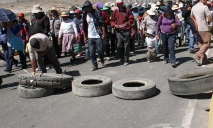Convocan un nuevo paro de 48 hs. contra Tía María y se hará en cuatro regiones peruanas