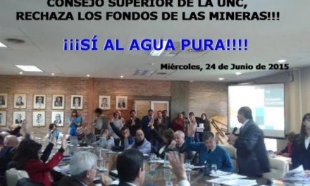 La Universidad Nacional de Cuyo rechazó fondos mineros