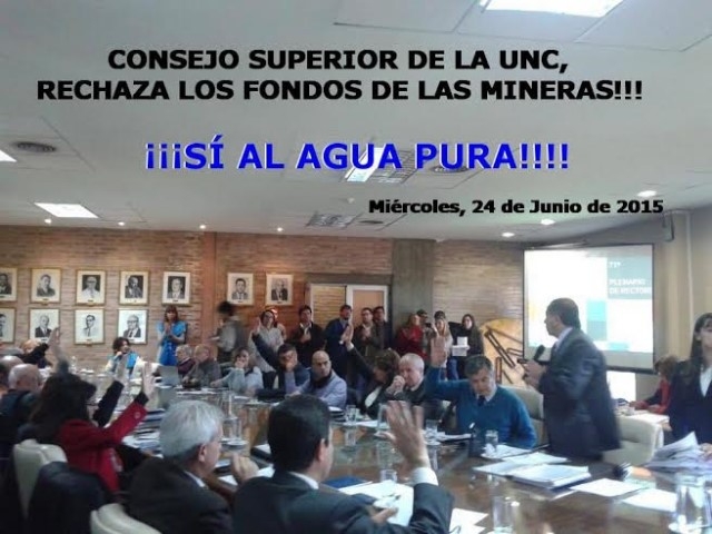 La Universidad Nacional de Cuyo rechazó fondos mineros