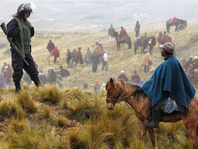 Minería, militarización y criminalización de la protesta social en América Latina