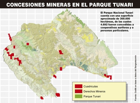 Minería se cierne sobre el Parque Nacional Tunari