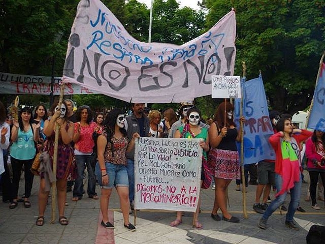 Hoy habrá marchas y movidas en Buenos Aires, Trelew, Comodoro Rivadavia y Esquel por el NO A LA MINA y los bosques