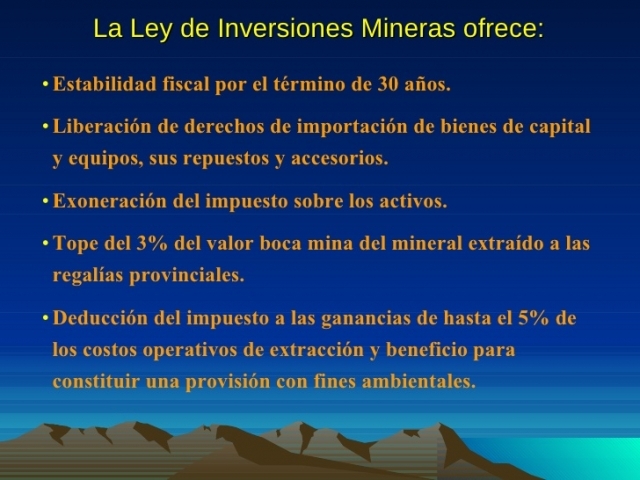 El blindaje legal a favor de las mineras hace que deroguen el impuesto inmobiliario minero en Santa Cruz