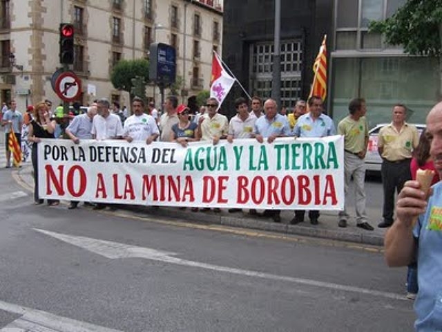 Las Cortes de Aragón piden la paralización definitiva de la mina en Borobia
