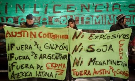A la lucha de los pobladores de El Galpón contra la megaminería no los detienen ni los terremotos ni la policía
