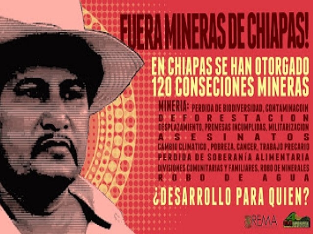 Siguen los rechazos a la minería en el estado de Chiapas