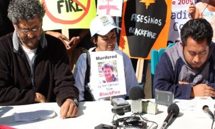 Organizaciones y familiares acusan a minera canadiense de la muerte de un activista