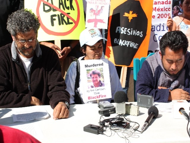 Organizaciones y familiares acusan a minera canadiense de la muerte de un activista