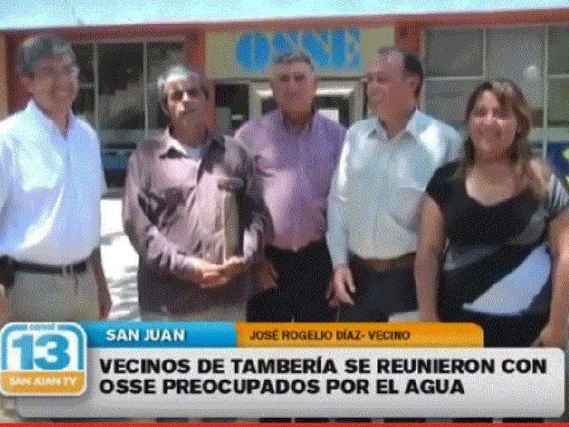 Jachalleros reclamaron por boro en el agua de Tamberías